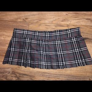 HUSTLER schoolgirl skirt